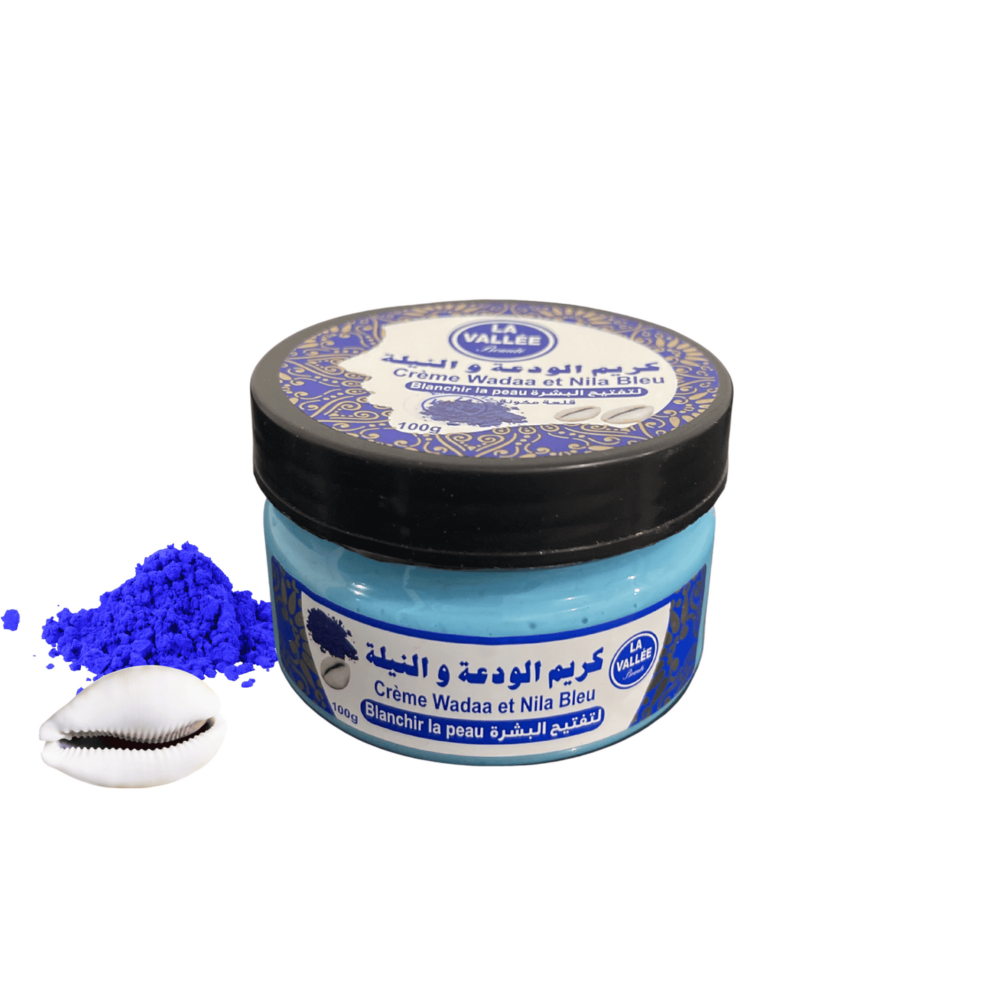 Crème Cauris et Nila Bleu