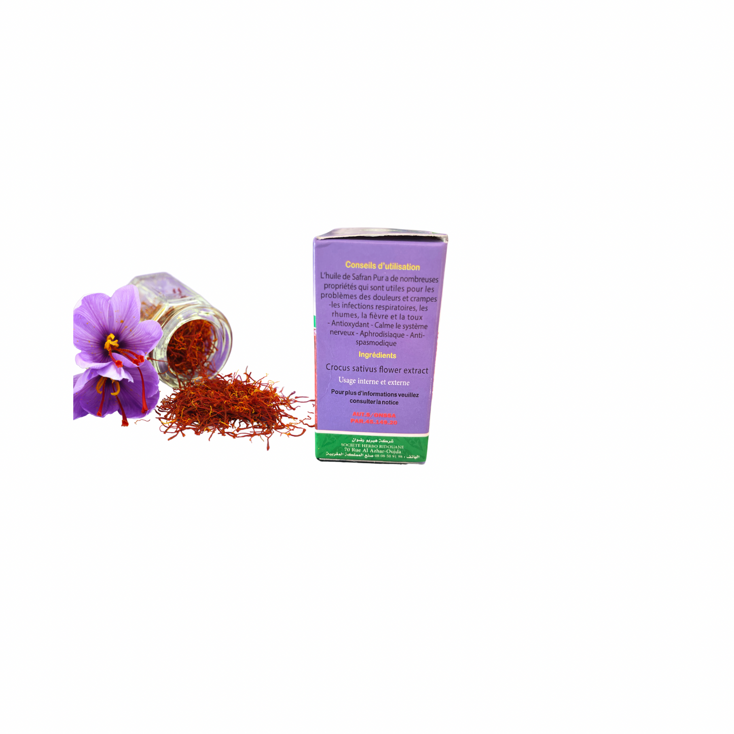 Huile de Safran pur
