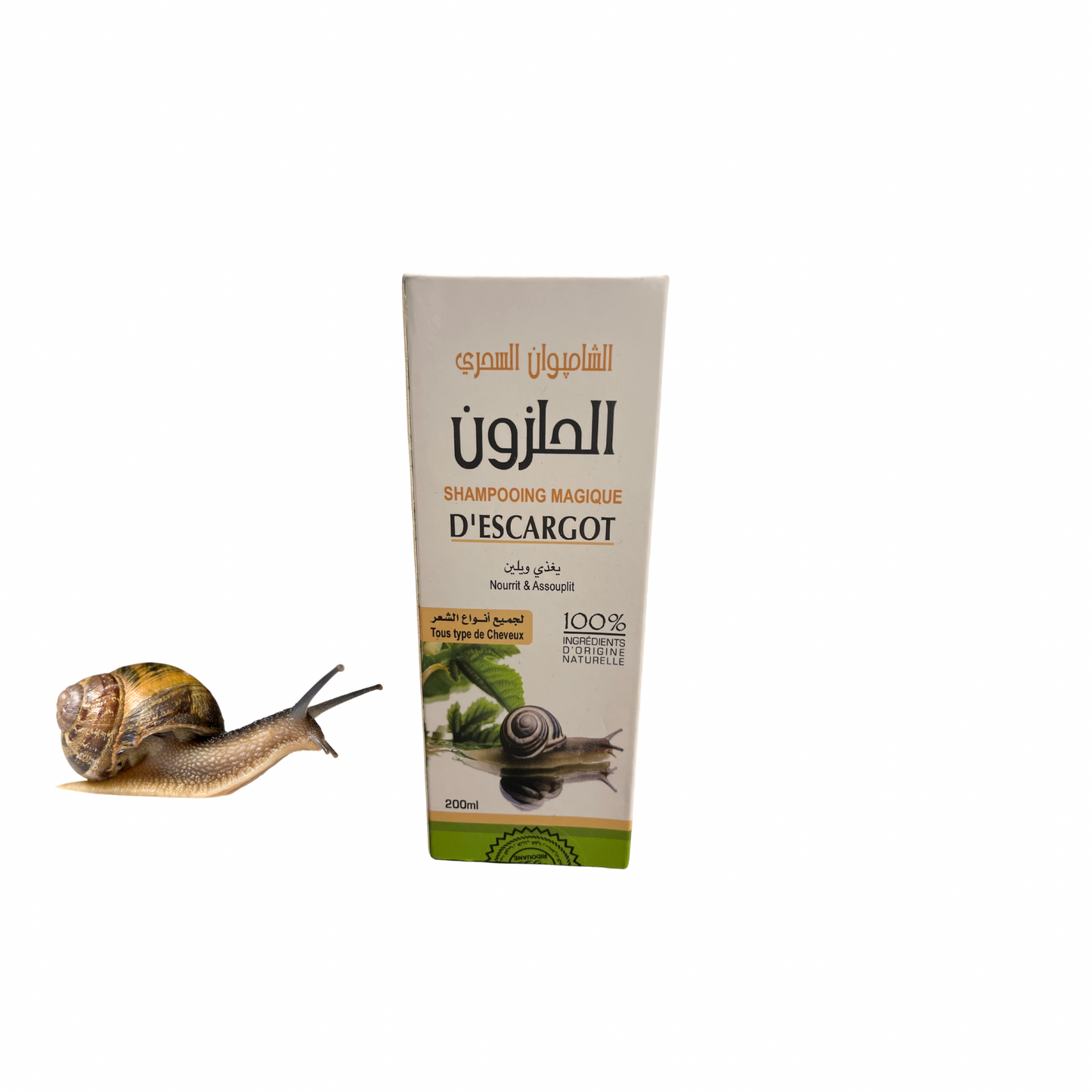 Shampoing à la Bave d'Escargot