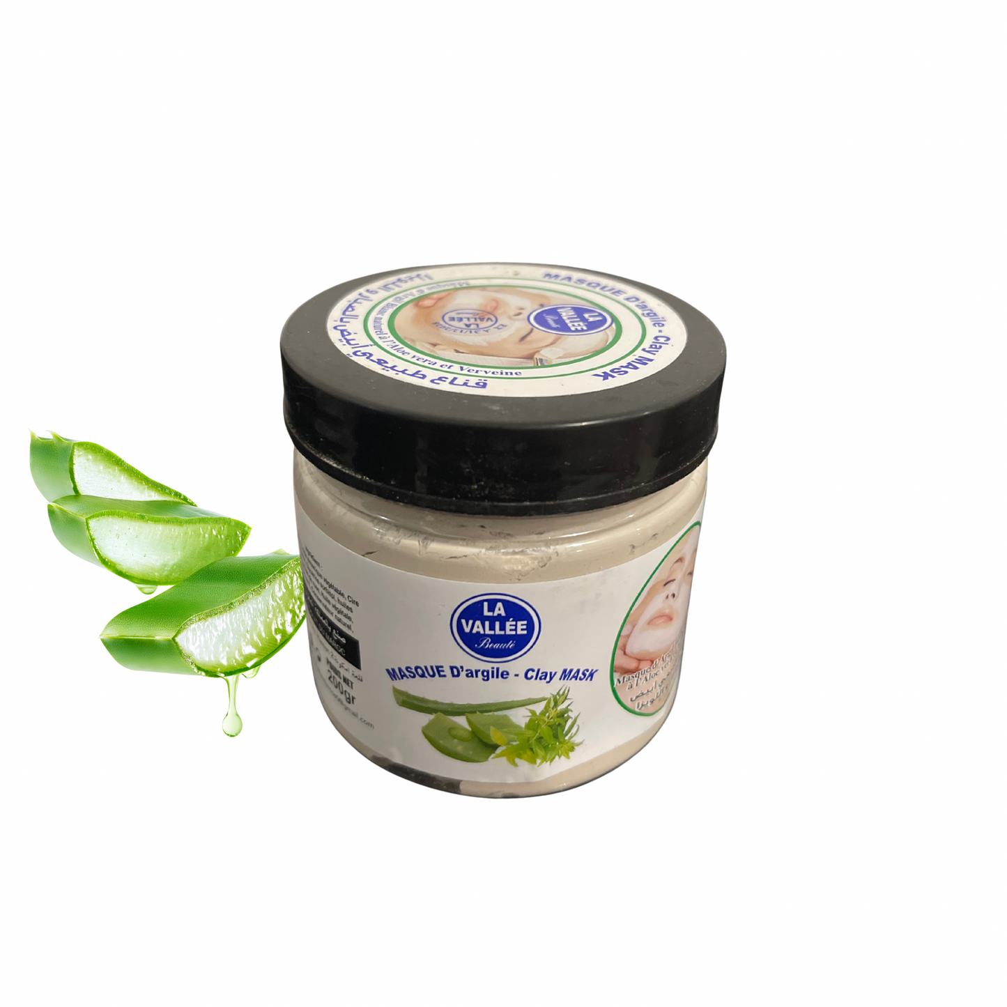 Masque d'argile à l'Aloe Vera et Verveine